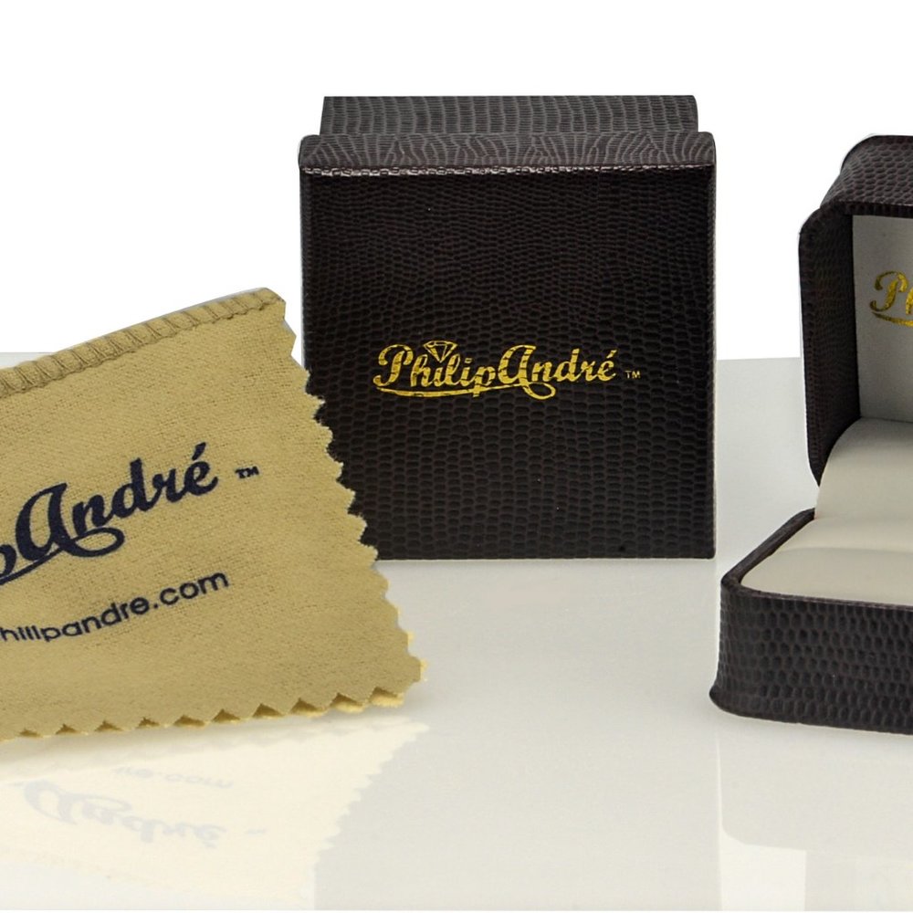 Philip Andre 18K Gold & Sterling Diamond Ring - Picture 6 of 6